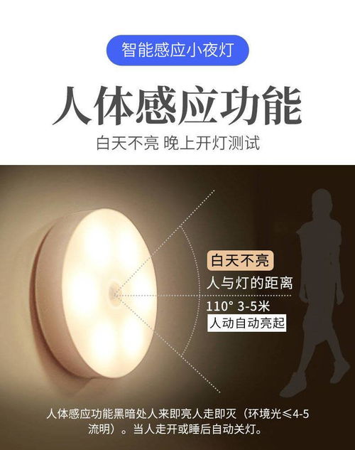 智能LED人体感应灯 节能照明的家用新选择